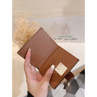 ⚠️ 𝐀̉𝐍𝐇 𝐓𝐇𝐀̣̂𝐓 - Ví thẻ Lệ vi nhiều ngăn [Kèm hộp]