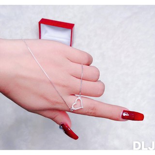 Dây chuyền bạc s925 tim liền- re vo dich