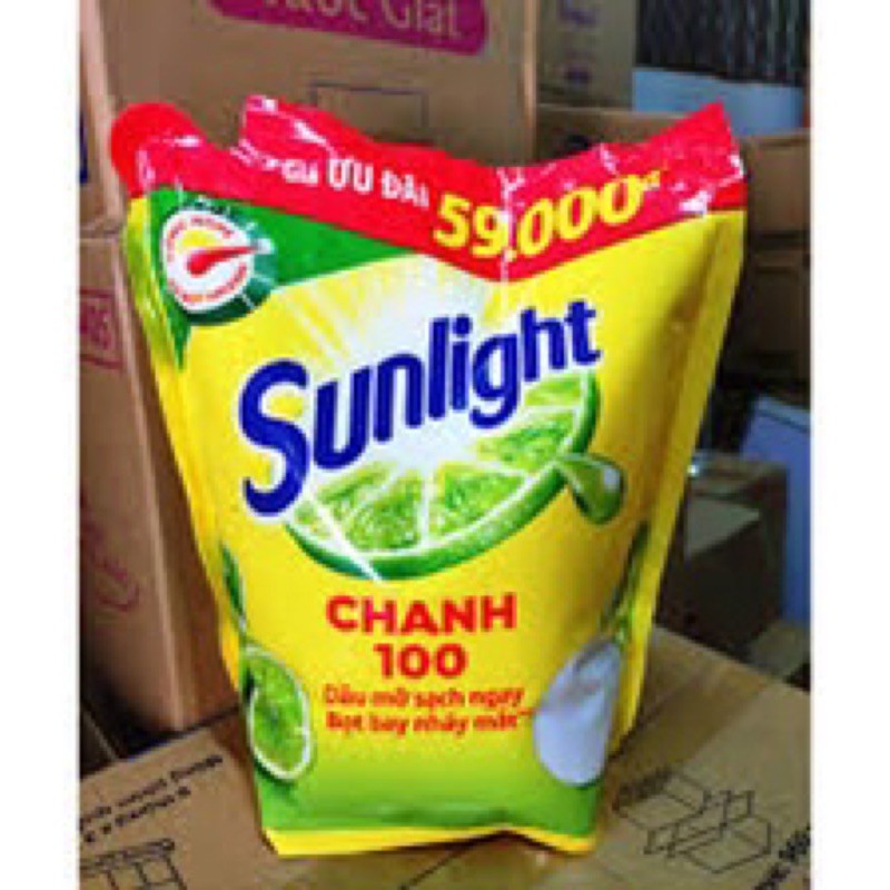 Túi Nước rửa chén Sunlight 2,6kg Hương chanh