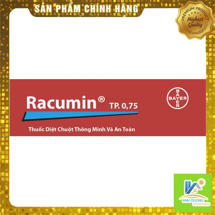 Chế phẩm diệt chuột RACUMIN TP 0.75 Loại 1 Kg dạng bột