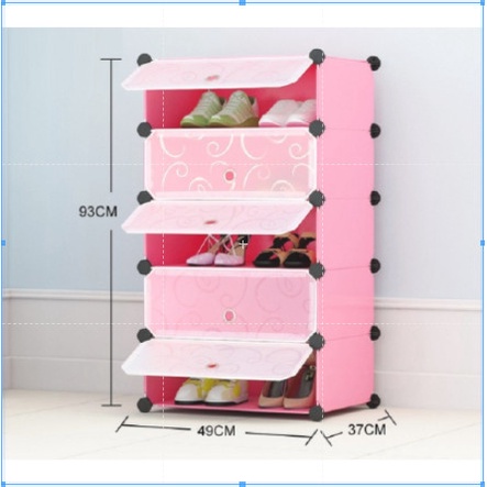 Tủ giày 5 tầng siêu đẹp nhiều mẫu - tủ giày 5 tầng