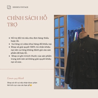 ÁO KHOÁC GIÓ THU ĐÔNG, JACKET SECONHAND - HIDDEN