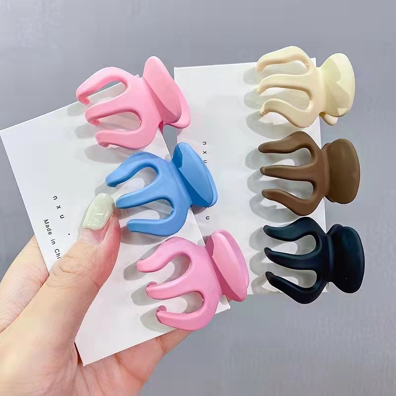 Kẹp Tóc Càng Cua Nhỏ Nhắn Chống Chảy Xệ Màu Sắc Thời Trang