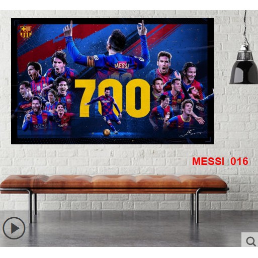Poster decal dán tường cầu thủ Messi