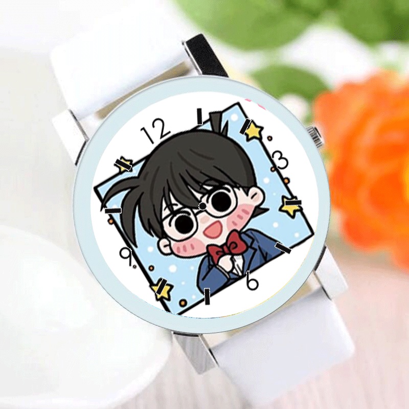 Đồng hồ đeo tay nam nữ in hình CONAN KAITO KID Thám tử lừng danh anime chibi xinh xắn