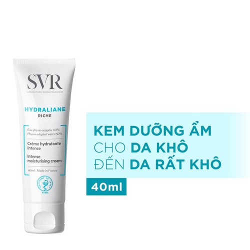 Kem cấp nước, dưỡng ẩm SVR Hydraliane Legere 40ml [NHẬP KHẨU CHÍNH HÃNG 100%]