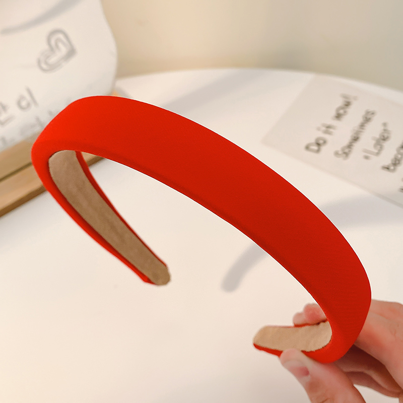 Băng đô cài tóc màu trơn phong cách retro thời trang dành cho nữ