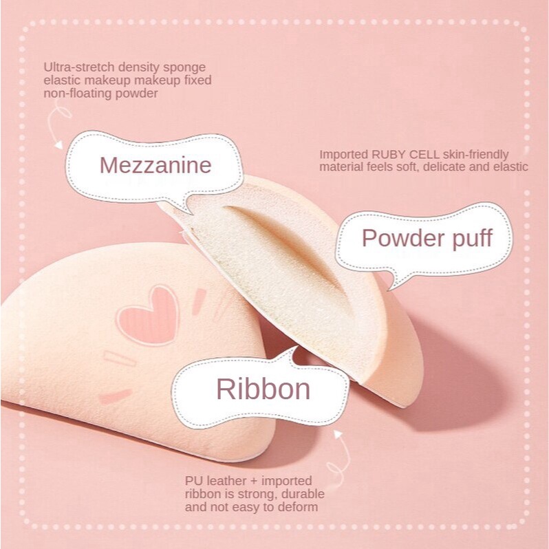 [Hàng mới về] Mút trang điểm kẹo bông siêu mềm dùng đánh phấn nước kem nền BB cream phấn phủ ướt khô