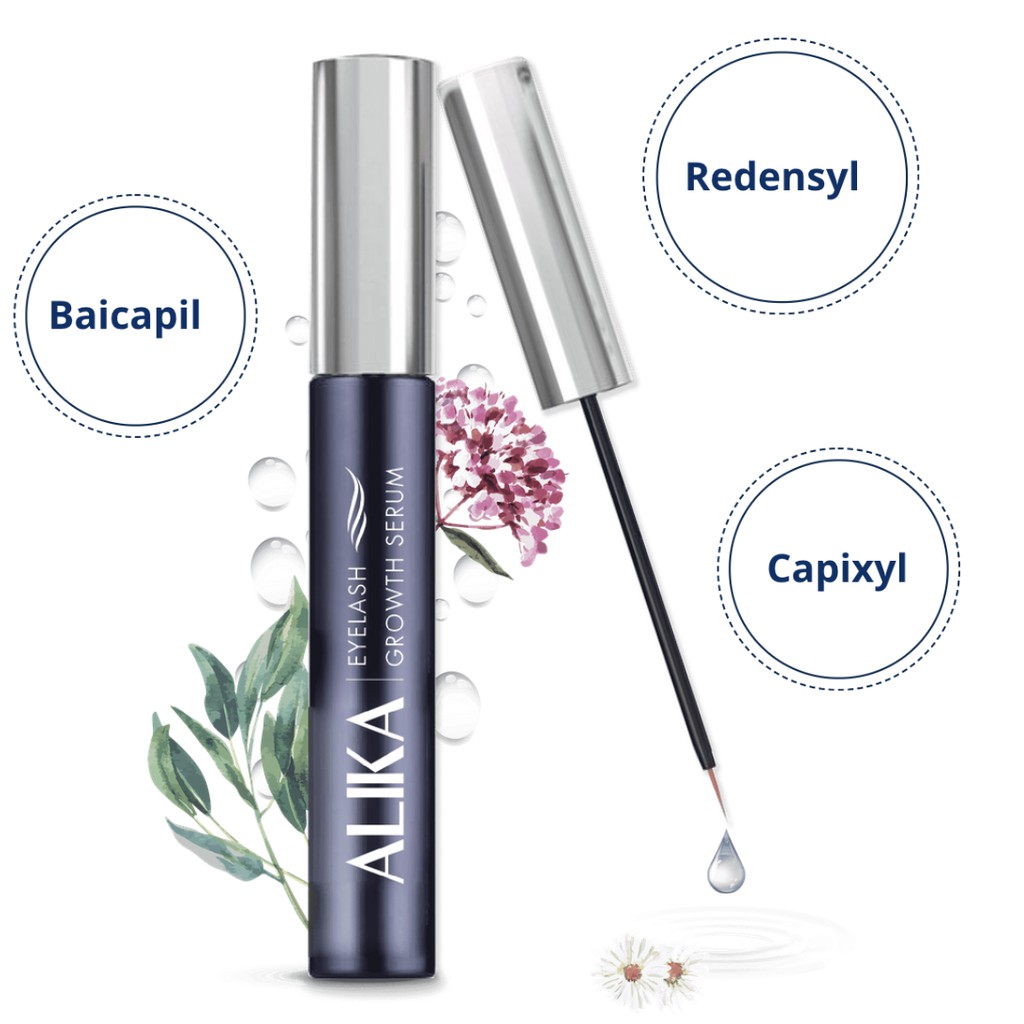 Serum Dưỡng Mi Alika Dưỡng Mi chắc khoẻ , Giúp Mi Dài, Dày Nhanh, An Toàn Cho Mắt - 5ml