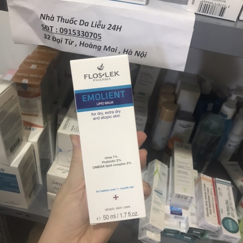 Kem dưỡng ẩm Floslesk Lipid balm giúp hỗ trợ dưỡng ẩm làm giảm khô da