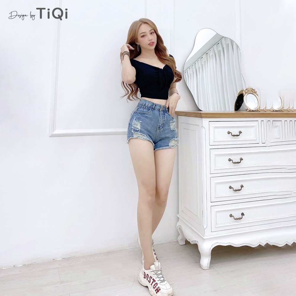 Quần short jean nữ TiQi Jeans S1-458