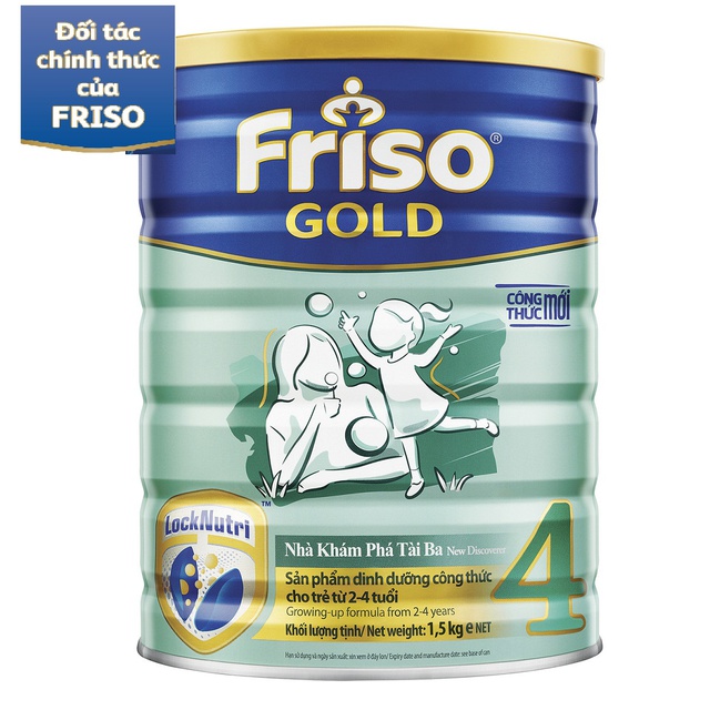 Sữa bột Friso gold 4 1.5kg date 04/2022