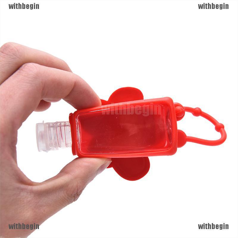 (Hàng Mới Về) Bình Đựng Nước Rửa Tay Bằng Silicone Hình Hoạt Hình Dễ Thương