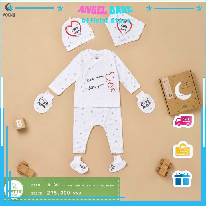 Combo sơ sinh 6 món Moon