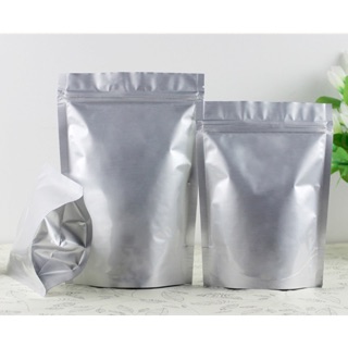 Túi zipper bạc đáy đứng