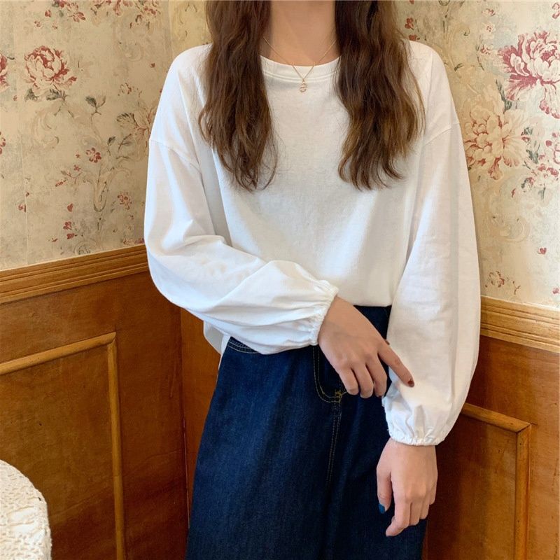 Áo thun tay phồng dáng rộng thời trang cá tính trẻ trung
