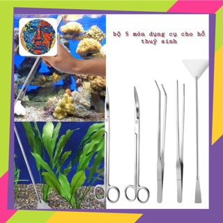 Bộ 5 món dụng cụ chăm sóc hồ cá thuỷ sinh