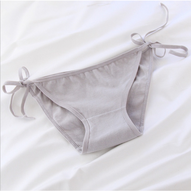 Quần lót nữ màu trơn nhiều màu buộc dây hông siêu gợi cảm | BigBuy360 - bigbuy360.vn