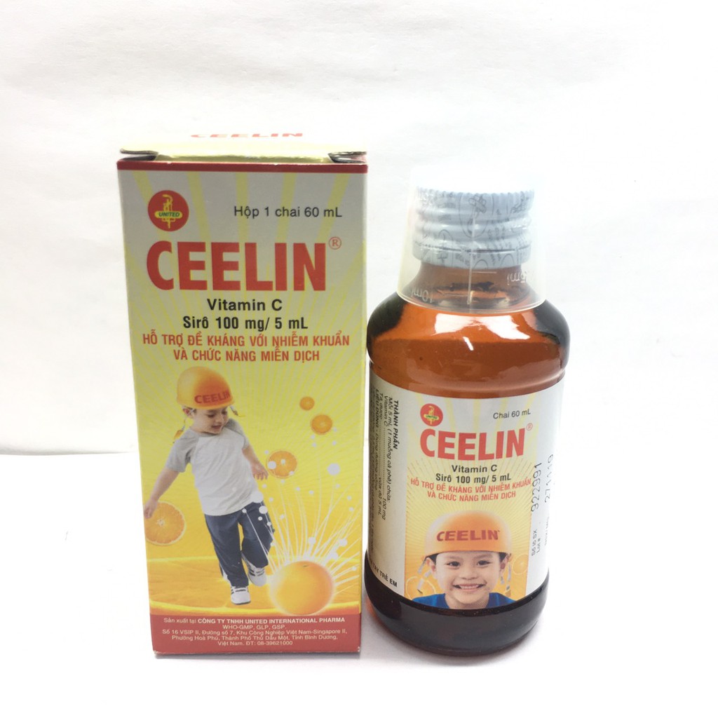 CEELIN vitamin C tăng cường sức đề kháng 60ml