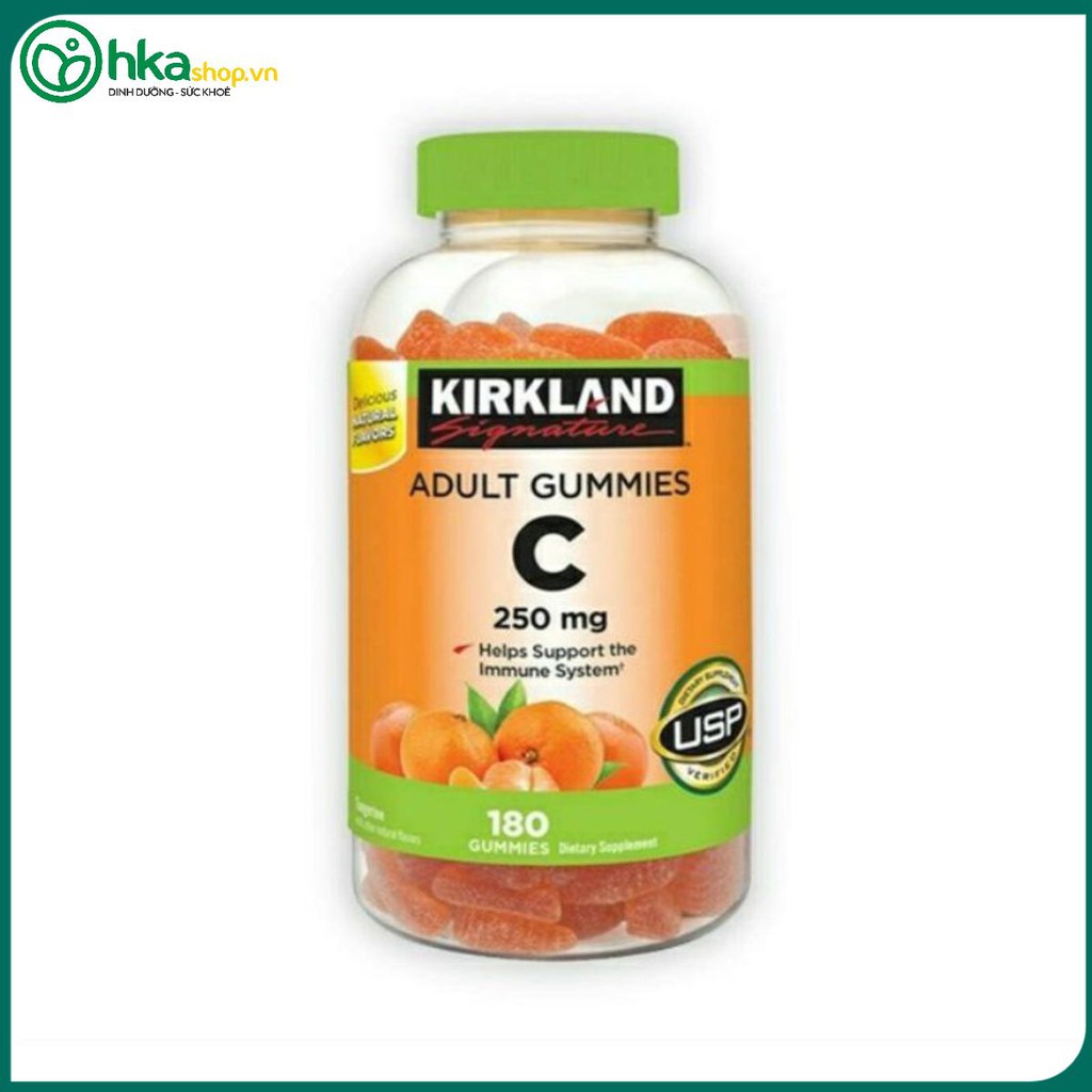 Kirkland Adult Gummies C - Kẹo dẻo bổ sung Vitamin C  250mg của Mỹ