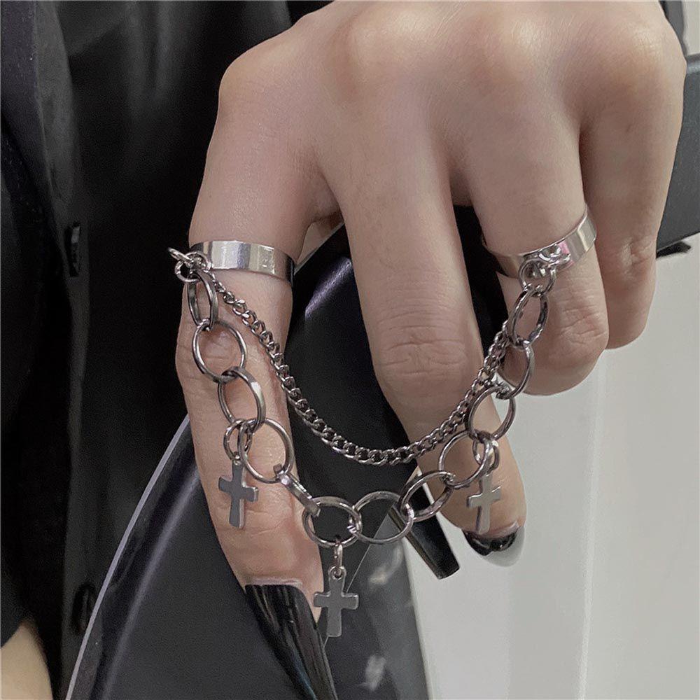 Nhẫn Hở Nhiều Lớp Phong Cách Punk Cổ Điển Thời Trang Cho Nam Và Nữ