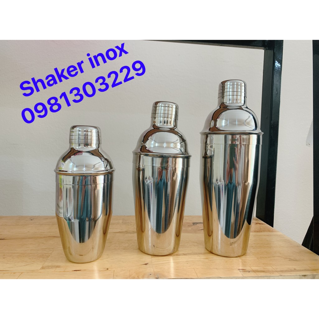 Bình Lắc Inox - Shaker Inox 350ml - 500ml - 700Ml