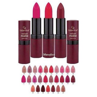 [#21 - 39] Son môi lì Golden Rose Velvet Matte Lipstick