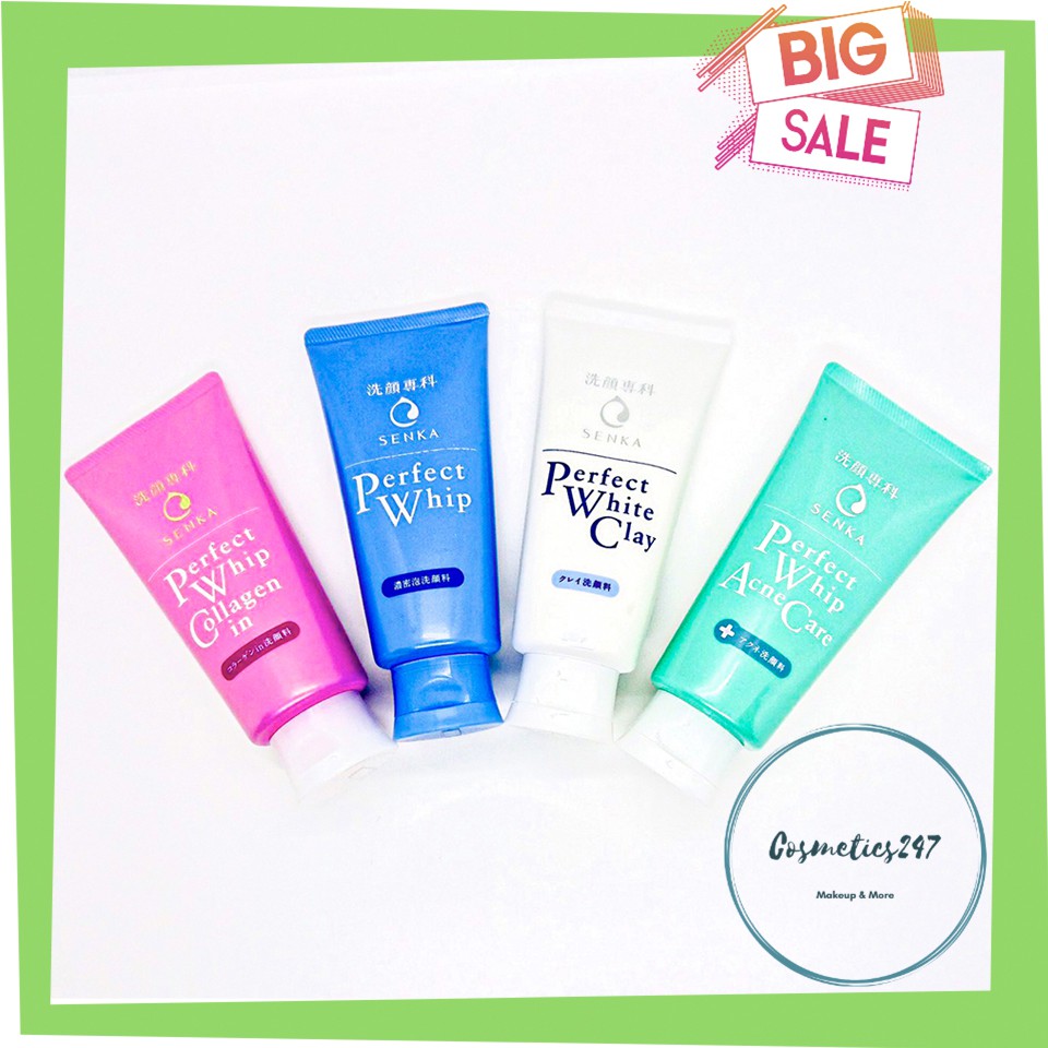 SỮA RỬA MẶT SENKA PERFECT WHIP ACNE CARE DÀNH CHO DA MỤN 100G
