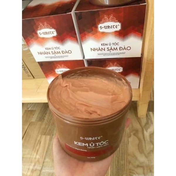 Kem ủ tóc nhân sâm đào