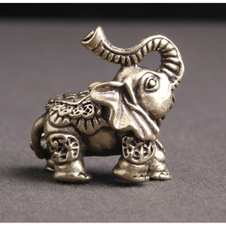 Tượng Voi mini 🎁FREESHIP🎁Tượng Voi bằng đồng -Tượng Voi phụ kiện tiểu cảnh, bàn trà, bàn làm việc