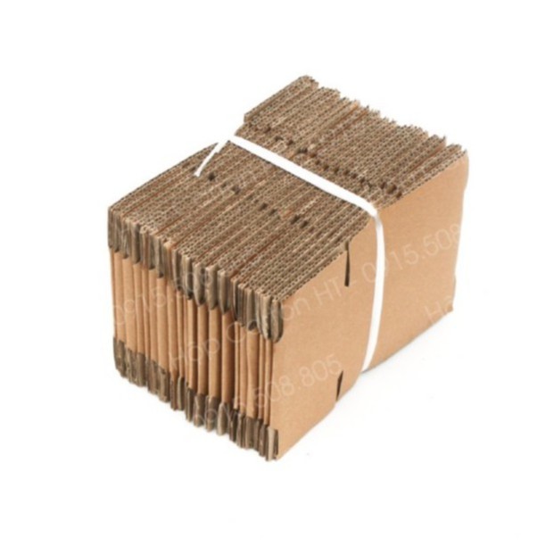 12x7x8 Combo 100 hộp carton, thùng giấy cod gói hàng, hộp bìa carton đóng hàng giá rẻ