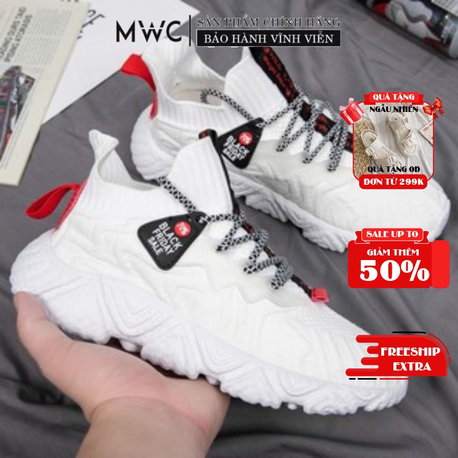 Giày Thể Thao Nam Thời Trang MWC Thiết Kế Vải Dệt Cao Cấp Dáng Thể Thao Cổ Thấp Năng Động Cá Tính NATT- 5308