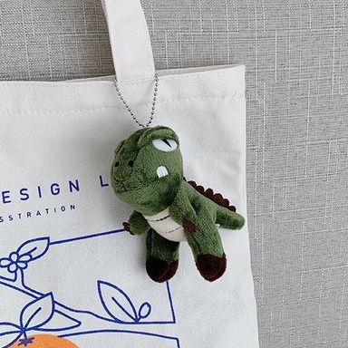 Móc khoá HAZIN treo cặp hình khủng long xinh xinh phụ kiện trang trí balo túi đáng yêu