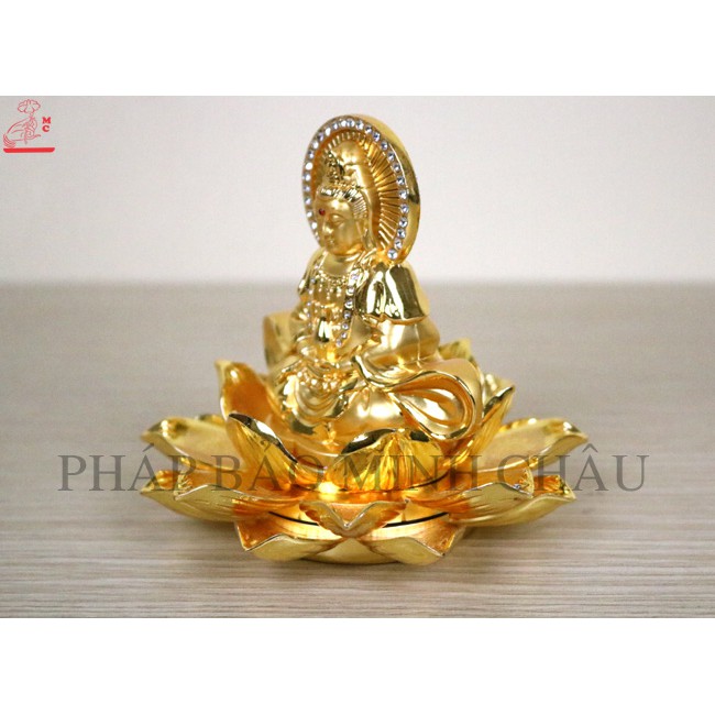 [PHÁP BẢO MINH CHÂU] TƯỢNG BÀY ÔTÔ HK ĐẾ SEN NỞ (QUAN ÂM - THIÊN THỦ 2 MẶT - QUAN ÂM 2 MẶT)