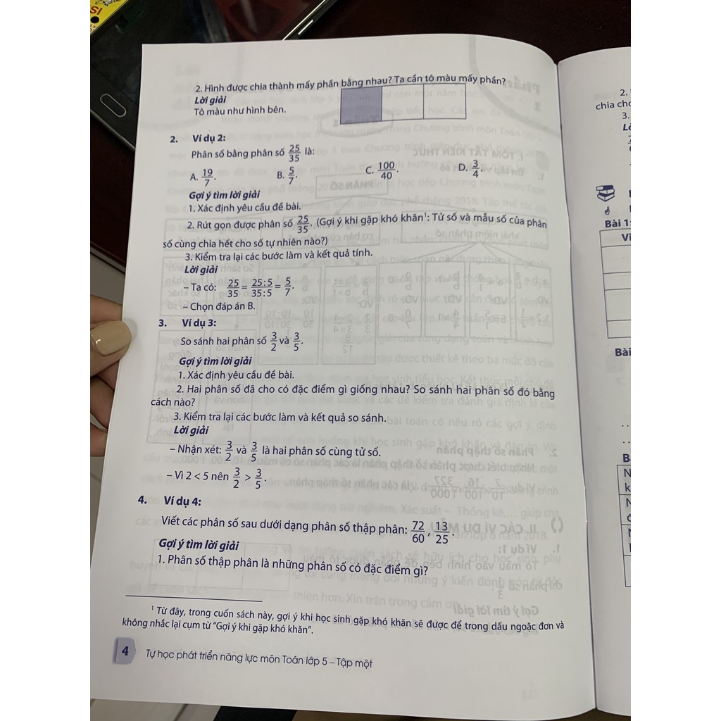 Sách - Tự học phát triển năng lực môn Toán lớp 5 tập 1