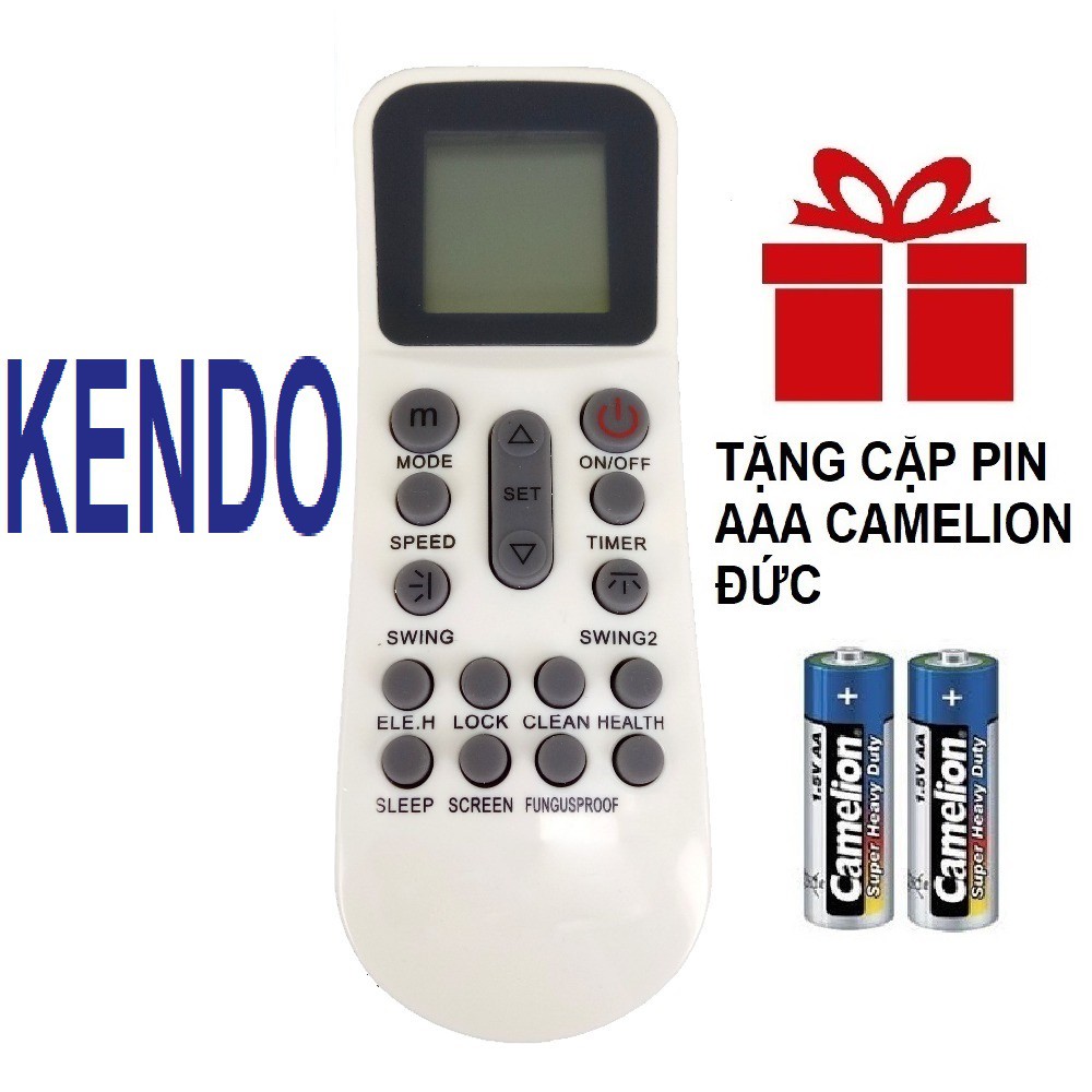 Remote điều khiển máy lạnh điều hòa KENDO mẫu 2