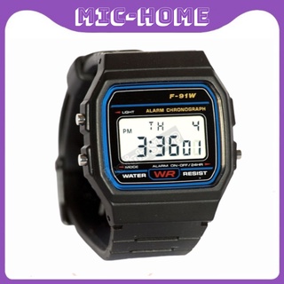 Đồng hồ điện tử đeo tay học sinh Casio huyền thoại WR F-91W