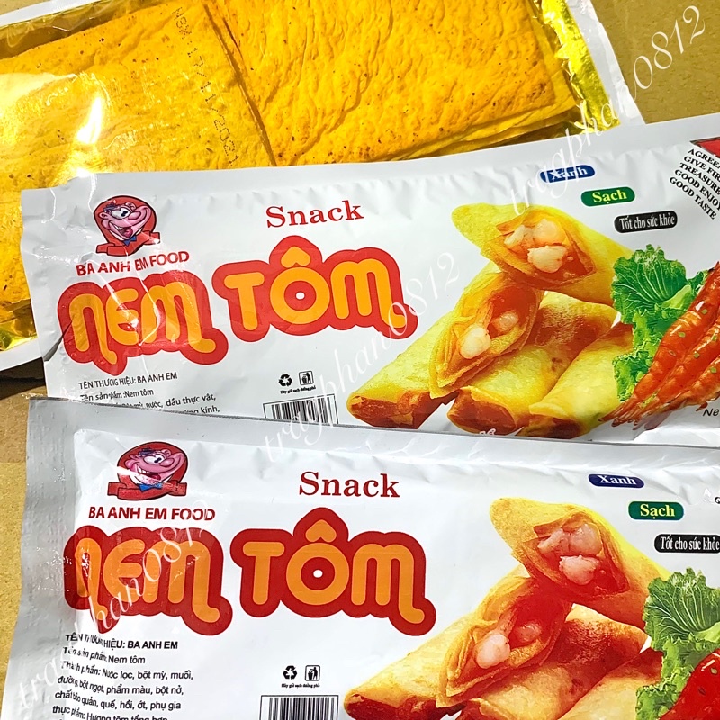 Snack nem tôm Ba Anh Em Food (gói 25g)