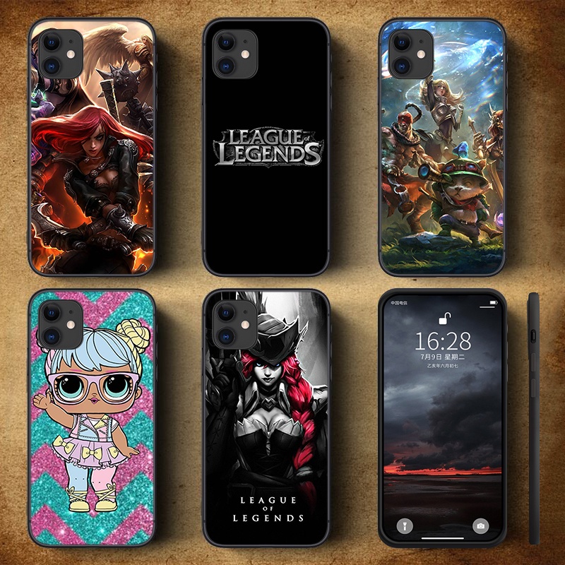 Ốp Điện Thoại TPU Dẻo Họa Tiết game Liên Minh Huyền Thoại Độc Đáo Cho iPhone 6 6S 7 8 Plus X XS XR 11 Pro Max 78