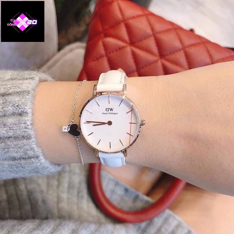 Đồng hồ dây da DW nữ 28mm-32mm Authentic - DW Classic Petite Fullbox Túi Xách ,Hộp , Sách Hướng Dẫn , thẻ, tag check cod | BigBuy360 - bigbuy360.vn