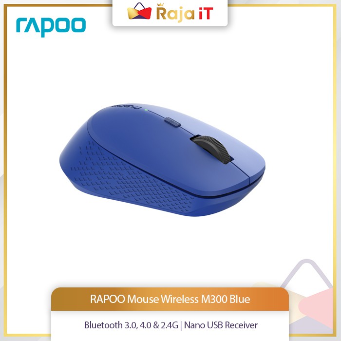 Chuột Không Dây Rapoo M300 Màu Xanh Dương