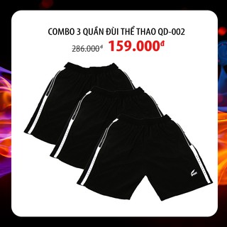 Combo 3 chiếc quần đùi mặc nhà, chơi thể thao QD002