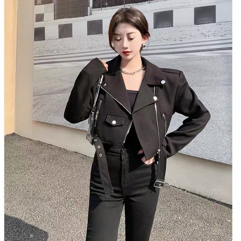 Áo khoác kaki dáng ngắn đa phong cách K1