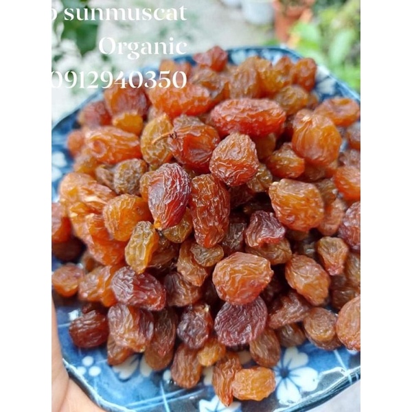 Nho sunmuscat Úc khô nguyên cành nhặt rời