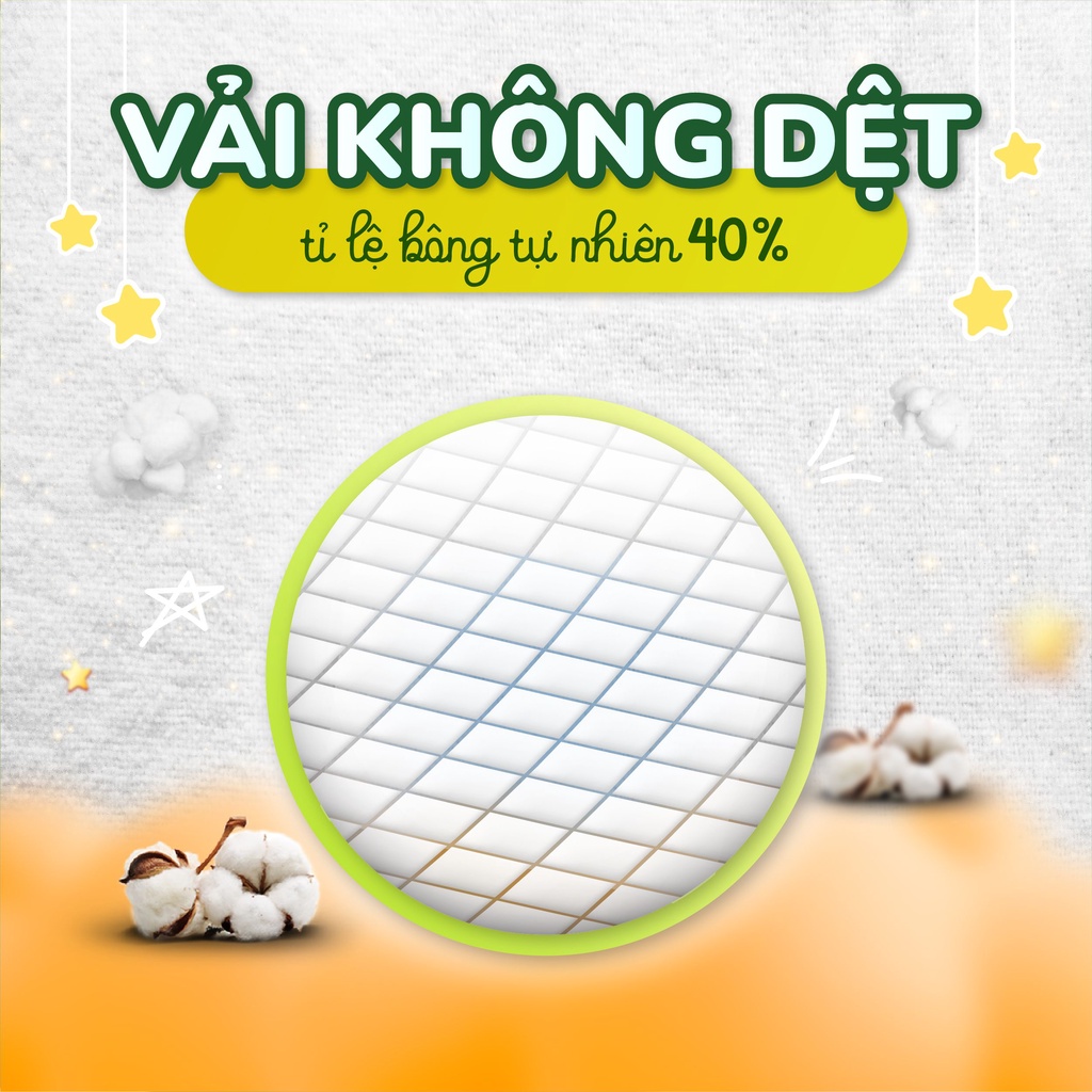 Combo 3 Gói Khăn Ướt Mễ Mễ 15x20cm 100 tờ/1 Gói Không Mùi Mềm Mịn An Toàn Cho Da Bé