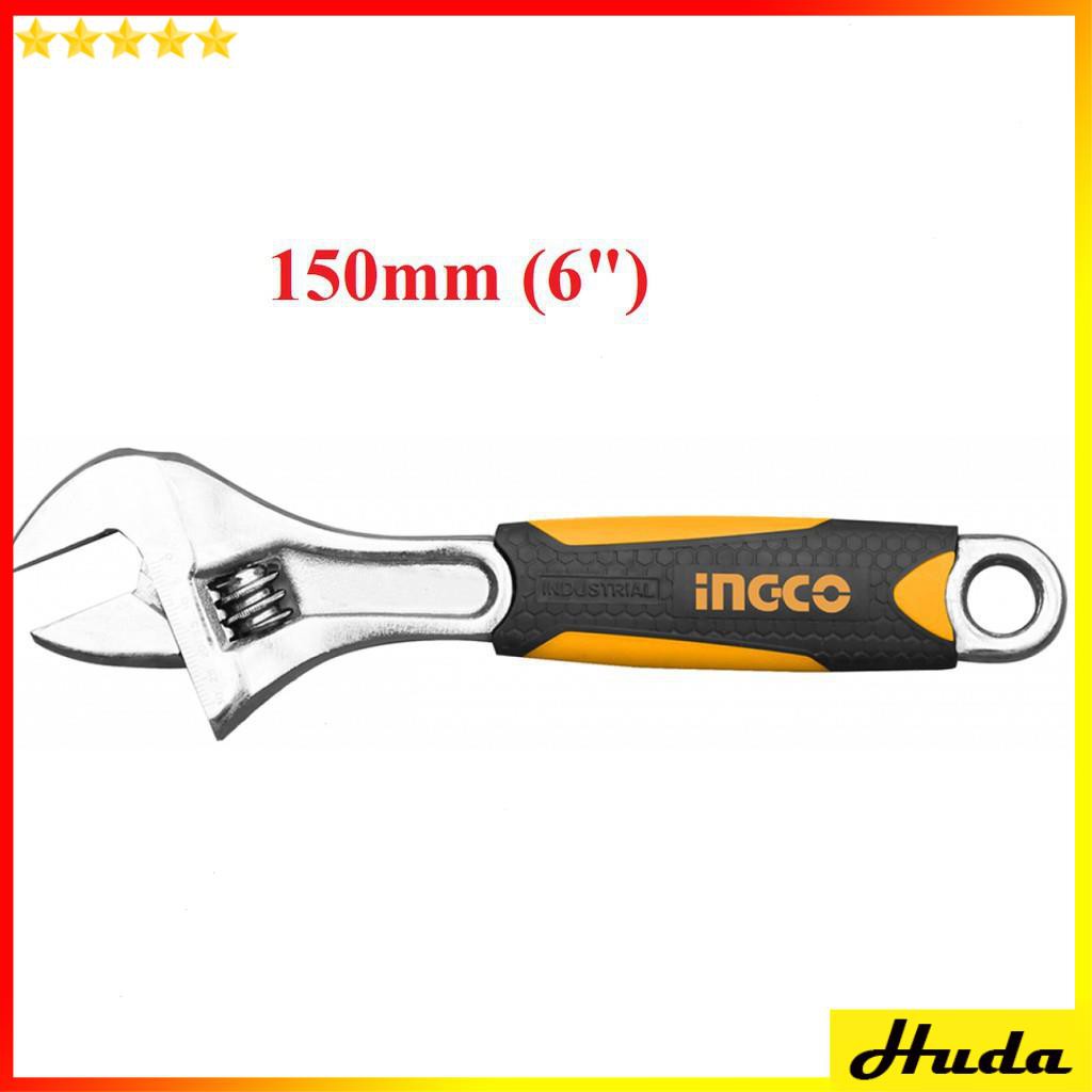 Mỏ lết cán bọc nhựa Ingco 6''/150mm - HADW131068  LKJ