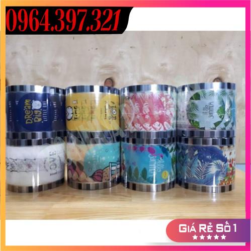 [FREESHIP] Cuộn (2000 Ly)  Màng Dập Cốc Các Hình - Màng Ép Ly Nhựa - SLL TEA, DRINK, ĐÔI MẮT,MÀNG TRƠN ,INFINI TEA ...