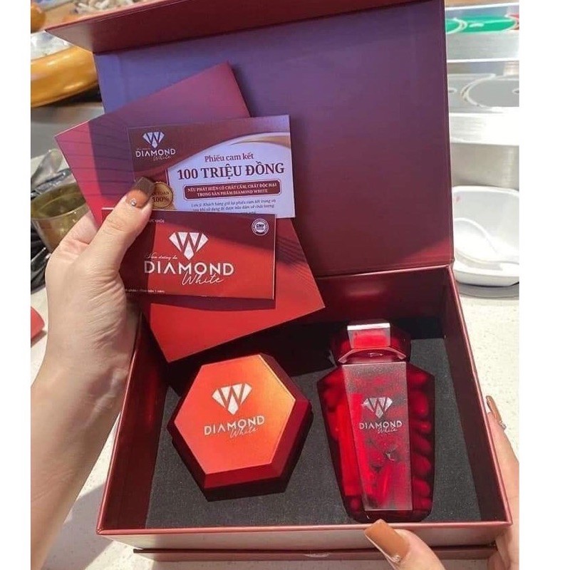 [ Chính hãng] Viên uống trắng da Diamond White