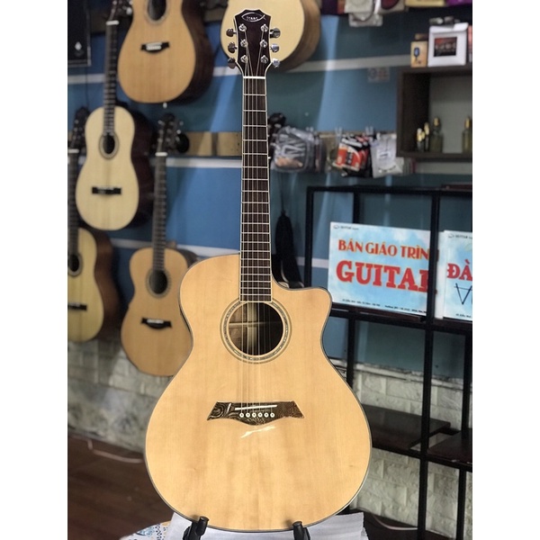 isaac - Đàn guitar Việt Nam gỗ Điệp tự nhiên.