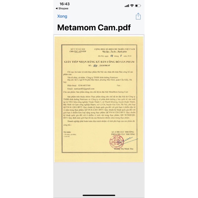 Sữa bột Metamom lon 900g